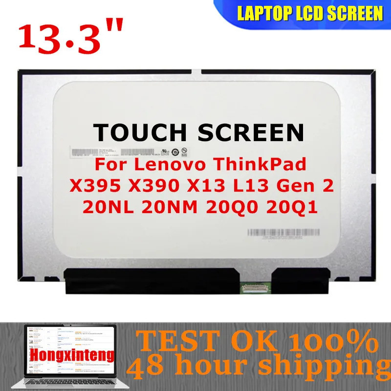 B133HAK02.2 R133NWF4 Original 13.3INCH หน้าจอสัมผัส R5 สําหรับ Lenovo ThinkPad X390 X395 X13 L13 Gen