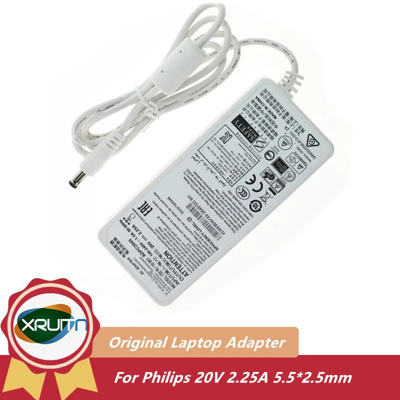 Original ADPC2045 20V 2.25A 45W AC Adapter Charger สําหรับ AOC & PHILIPS 278E8Q 272M8 278E8QJAB AG32