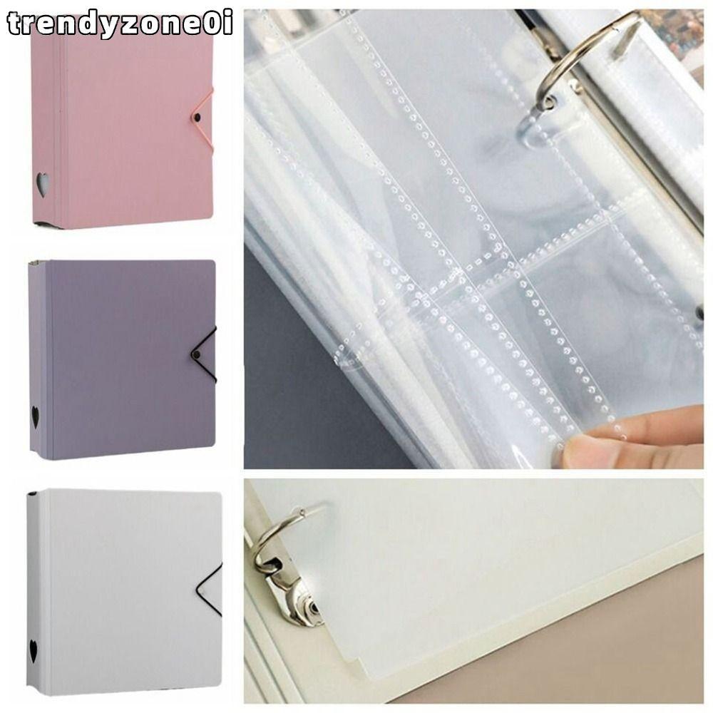 TRENDYZONE0I Photocard Binder, ที่เก็บการ์ดเครื่องเขียน, ภาพถ่ายโฟลเดอร์ภาพถ่าย PP a5