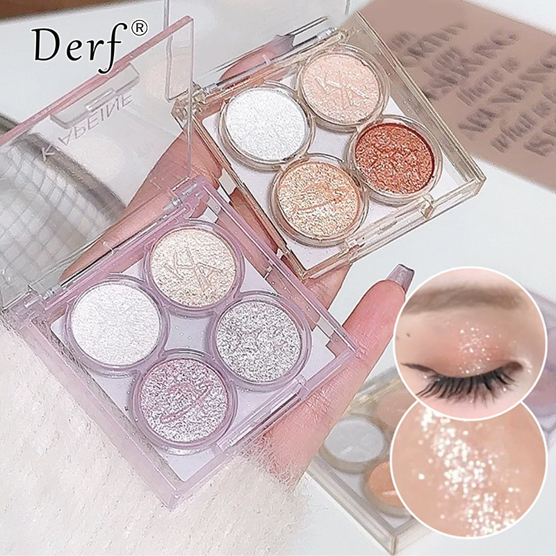 พาเลทอายแชโดว์ 4 สี Shimmer & Matte – เกลี่ยง่าย สีสร้างได้ เหมาะสําหรับผู้เริ่มต้น