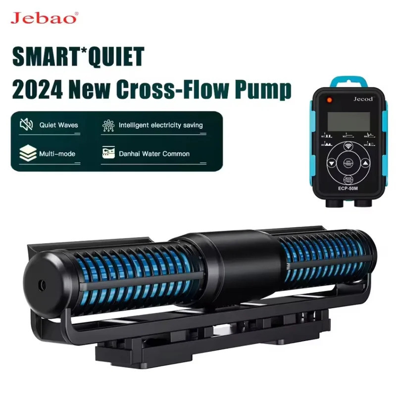 Jecod Jebao ECP Smart Cross-Flow Pump Wave Maker บลูทูธ/WIFI Control Submersible Vario Cross Flow Wa