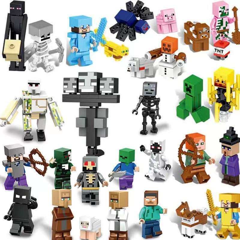 Minecraft Toys XL-03 XL-04 Building Block Doll Steve Series Children Special