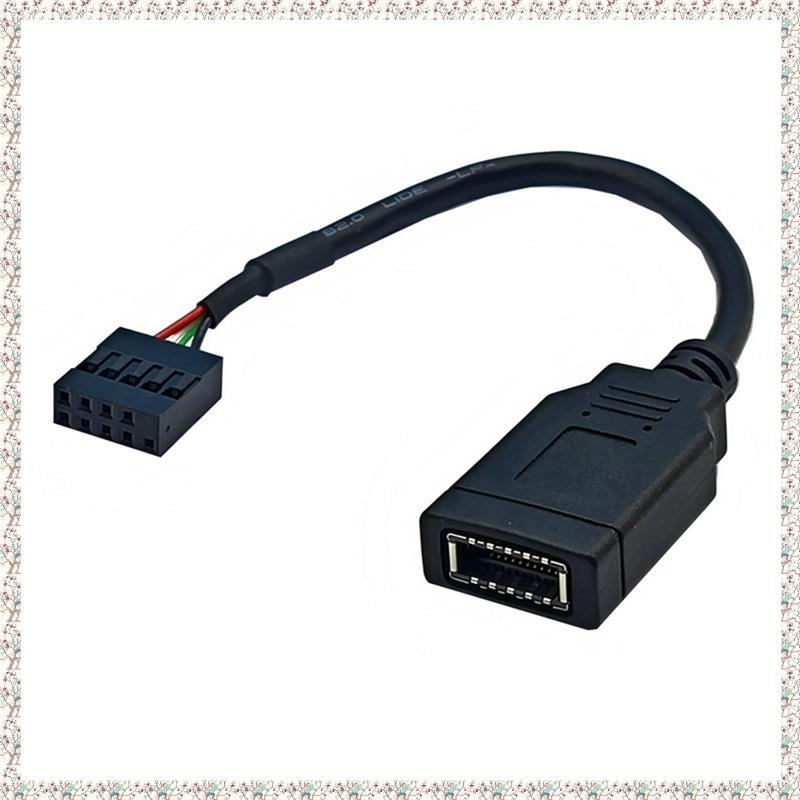 [kjyxgsncsjxsm] สายอะแดปเตอร์ USB 9PIN to TYPE-E USB 9PIN to TYPE-E สาย แผงด้านหน้าอะแดปเตอร์สาย USB