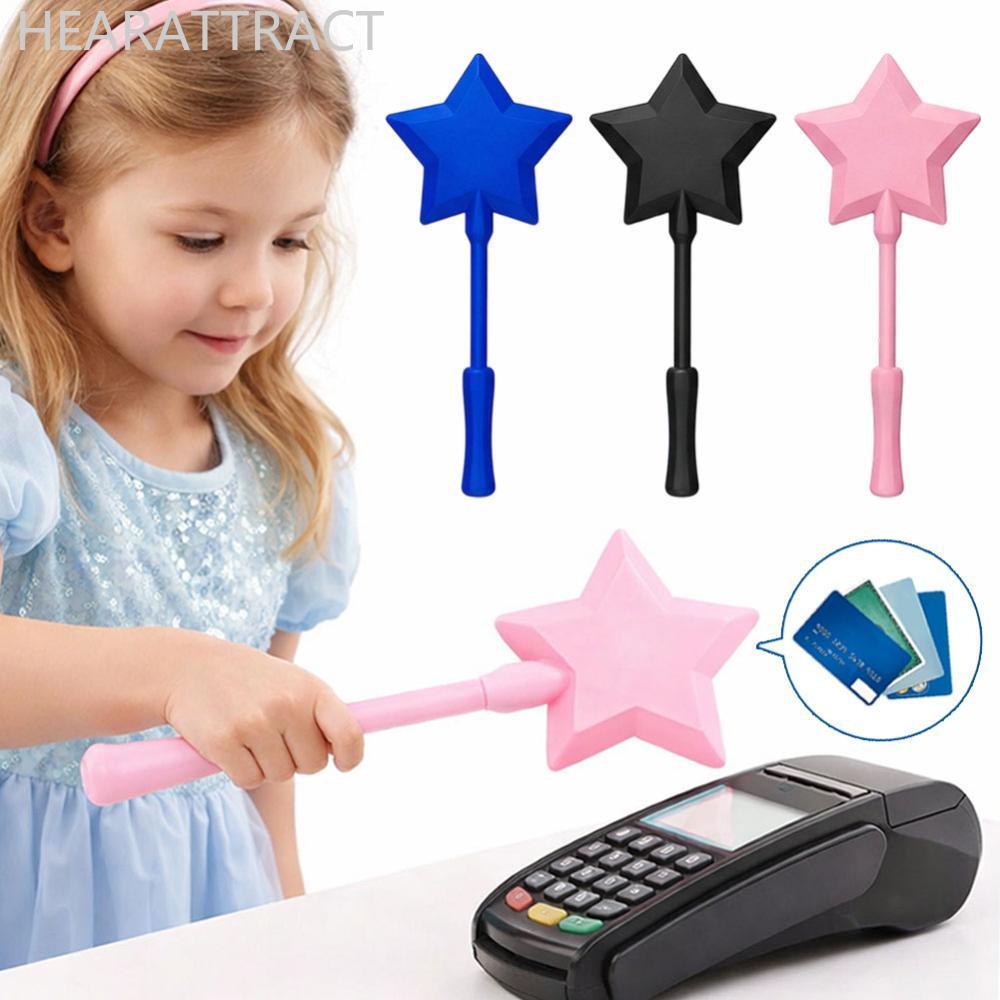 HEARATRACT Star Light Magic Wand NFC ผู้ถือการชําระเงิน Contactless ผู้ถือบัตร Tap to Pay สําหรับ Sm