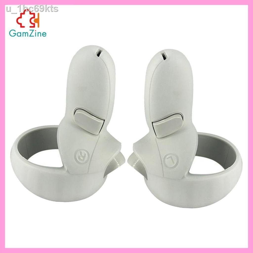 GamZine  1 Pair Hand Grip Accessories for Oculus Quest 2 VR Gaming Headset Controller, Protective Ca