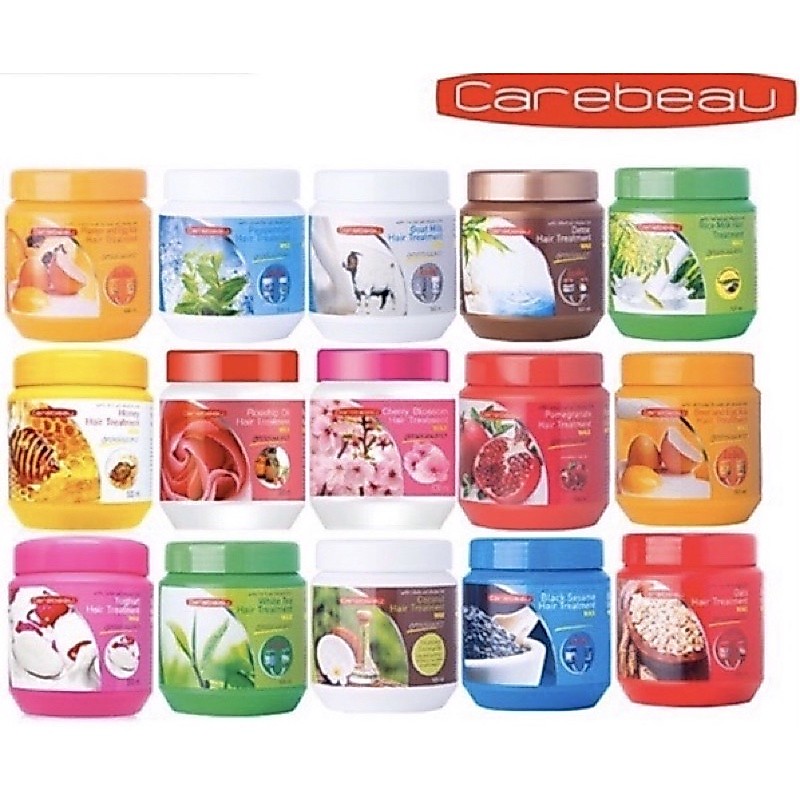 (แพ็คคู่2กระปุก) Carebeau แคร์บิว แฮร์ ทรีทเม้นท์ แว็กซ์ (500 ml.×2)