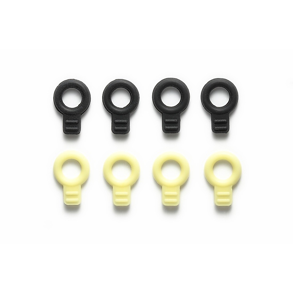 TAMIYA 95492 Jr Rubber Body Catches Black/Yellow