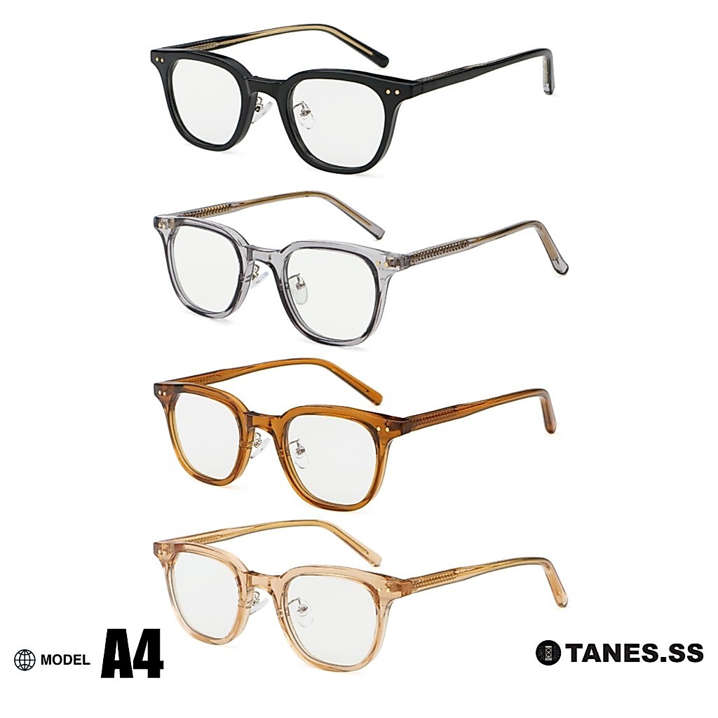 TANES.SS | A4  มี 2 เลนส์ (แว่นตา สำหรับยูนิเซ็กส์) สามารถนำกรอบเปลี่ยนเลนส์ได้