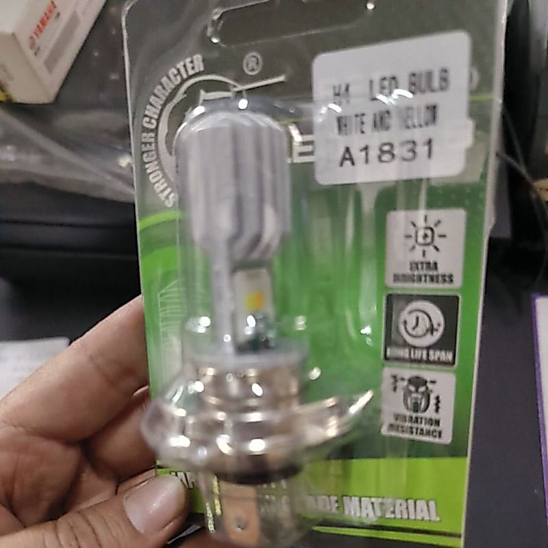 BULT LED BOLT DEPAN LED H4 LED LAMPU LED CT100 CT110 Y15 EGO S FI LC135 V4 V8 DREAM110 WAVE125 FI AL