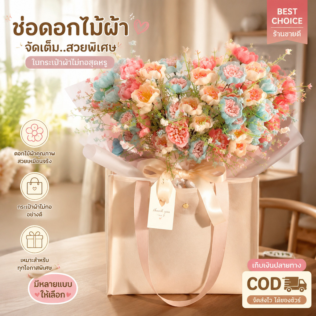 ดอกกุหลาบพันปีปลอม ดอกอาซาเลียประดิษฐ์พร้อมผีเสื้อ ดอกไม้ปลอมตกแต่งบ้าน สวนหย่อม ห้องนั่งเล่น คาเฟ่ พร้อมส่ง COD
