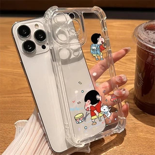 สี่มุมหนาป้องกันการตกเลนส์ป้องกันกรณีโทรศัพท์มือถือสำหรับ iPhone 17 16 15 14 13 12 11ProMax XS XR XS MAX 7 8PLUS