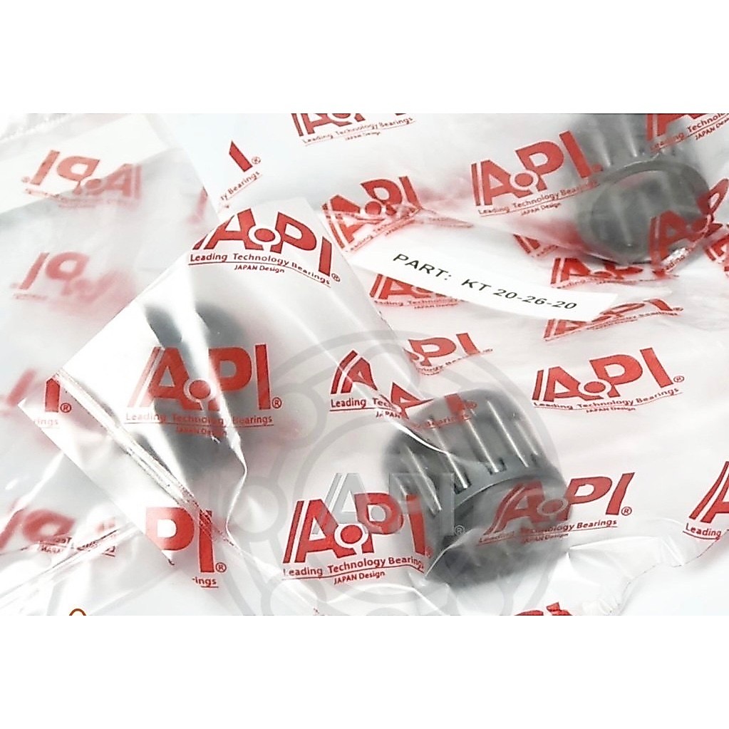 ลูกปืนเม็ดเข็ม API KT-20-26-16 Needle Roller Bearings 20x26x16 ลูกปืนเข็ม กรงนก