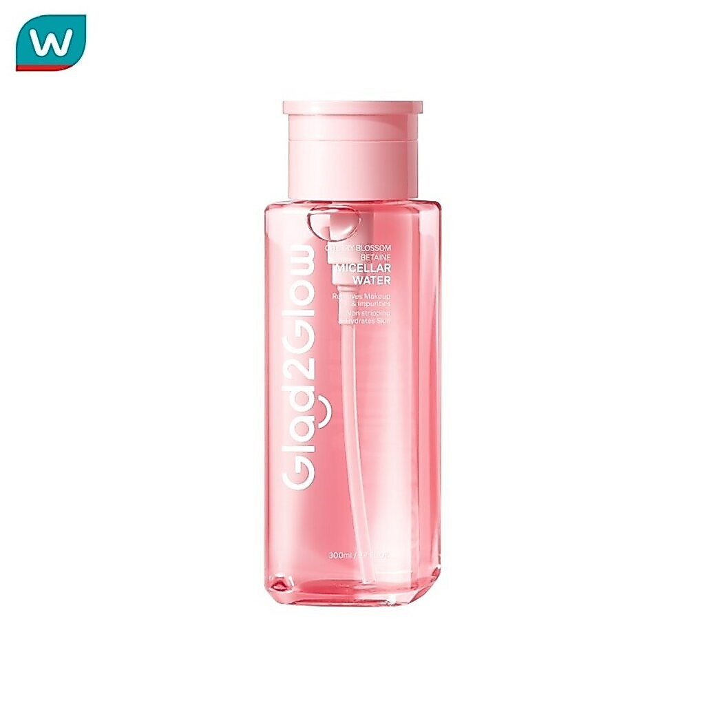 Glad2Glow แกลดทูโกลว์ ไมเซ่ลา วอเตอร์ เชอร์รี่ บลอซซั่ม บีเทน 300 มล.