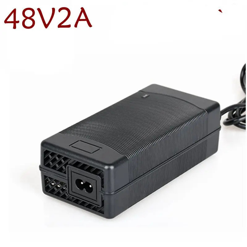 48V 2A Lead-acid Battery Charger สําหรับ 57.6V Lead Acid Battery Charger พร้อมขั้วต่อ PC IEC