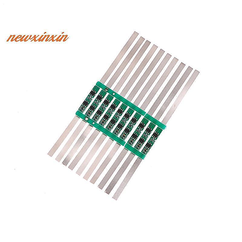 [NT-t] 10 ชิ้น 2A BMS PCM บอร์ดป้องกันแบตเตอรี่สําหรับ 3.7V 18650 Li-ion พร้อม Solder Over ฟังก์ชั่นป้องกันปัจจุบัน [ใหม่]