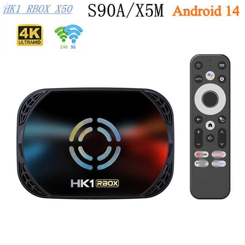HK1 X50 Set-Top Box S905X5M Android 14 Network HD Player Dual-Band WIFI + BT Set-Top Box