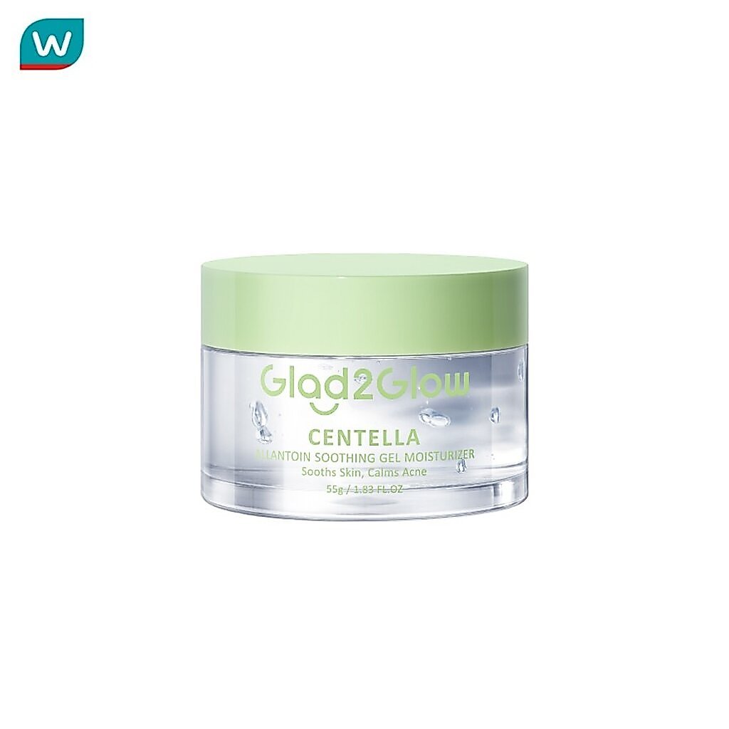 Glad2Glow แกลดทูโกลว์ เจล มอยเจอร์ไรซ์เซอร์ เซนเทล่า อัลลันโทอิน ซูทติ้ง 55 กรัม