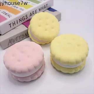 JYHOUSE ของเล่นบีบสกุชชี่ Fidget ช่วยคลายเครียด, เนื้อนุ่มเด้งช้า จําลองขนมเค้ก, เหมาะเป็นของขวัญ