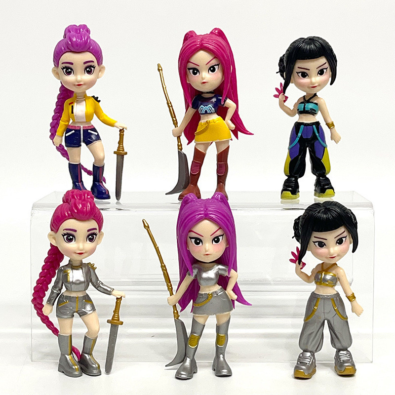 Blind Big Head Mizai Play Girl Group Demon Hunter อย่างเป็นทางการอินเทรนด์ Milu รุ่นกล่องรูป k-pop เ