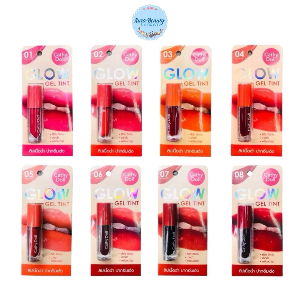 Cathy Doll Glow Gel Tint 2.4g โกลว์เจลทินท์ลิป เคที่ดอลล์