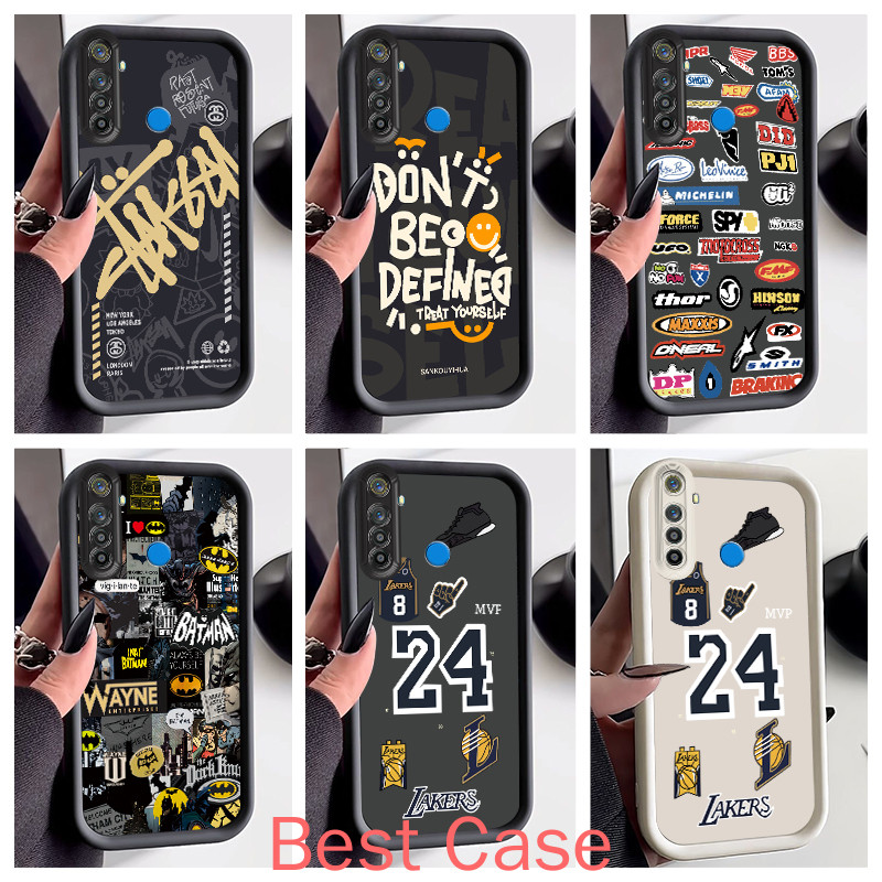 เคส Realme 5 เคส Realme 5iเคสRealme 6iเคสCool Street Boy MatteซิลิโคนAnti-Dropเคสโทรศัพท์YQ-JGS