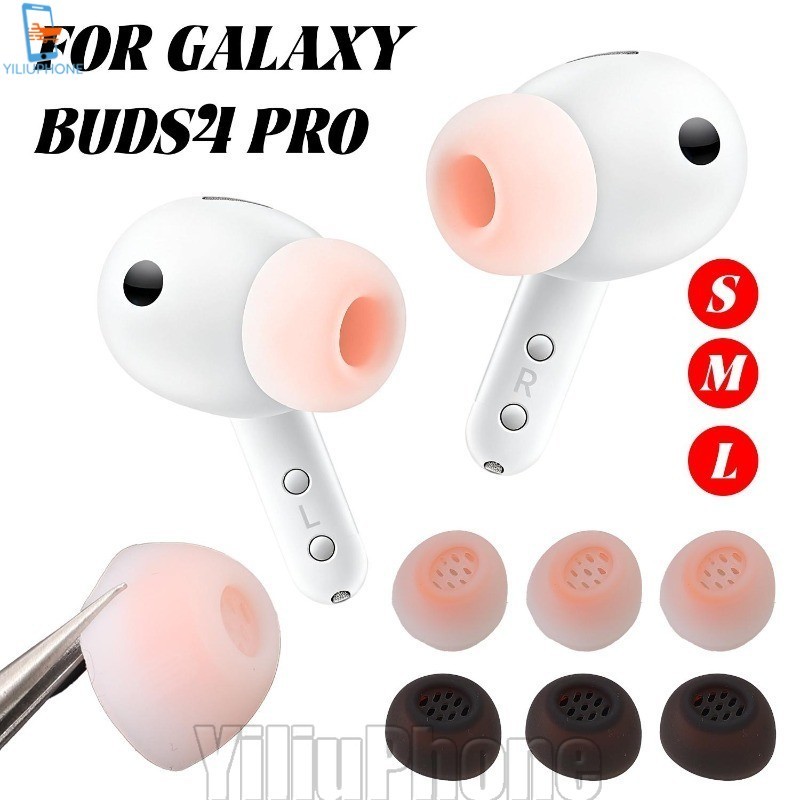 [Bless] ชุดจุกหูฟังซิลิโคน 3 คู่/กล่อง - สําหรับ Samsung Galaxy Buds4 Pro - S/M/L - จุกหูฟังสํารอง -