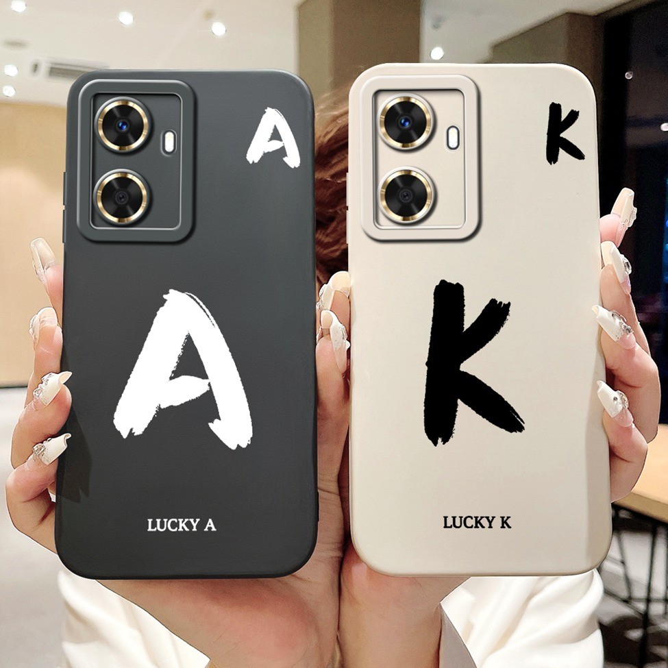 Casing Huawei Enjoy 60 MGA-AL40 Case Enjoy60s GAR-AN60 Simple Fashion Letters AZ Pattern Design Sili