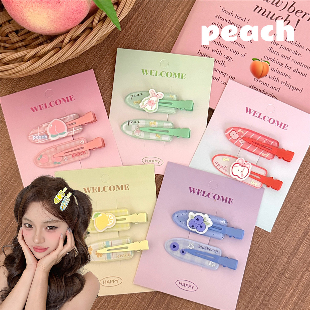 คลิปผมลายบลูเบอร์รี่สีสดใส ไร้รอยต่อ สำหรับการทำผมสไตล์เรียบร้อย