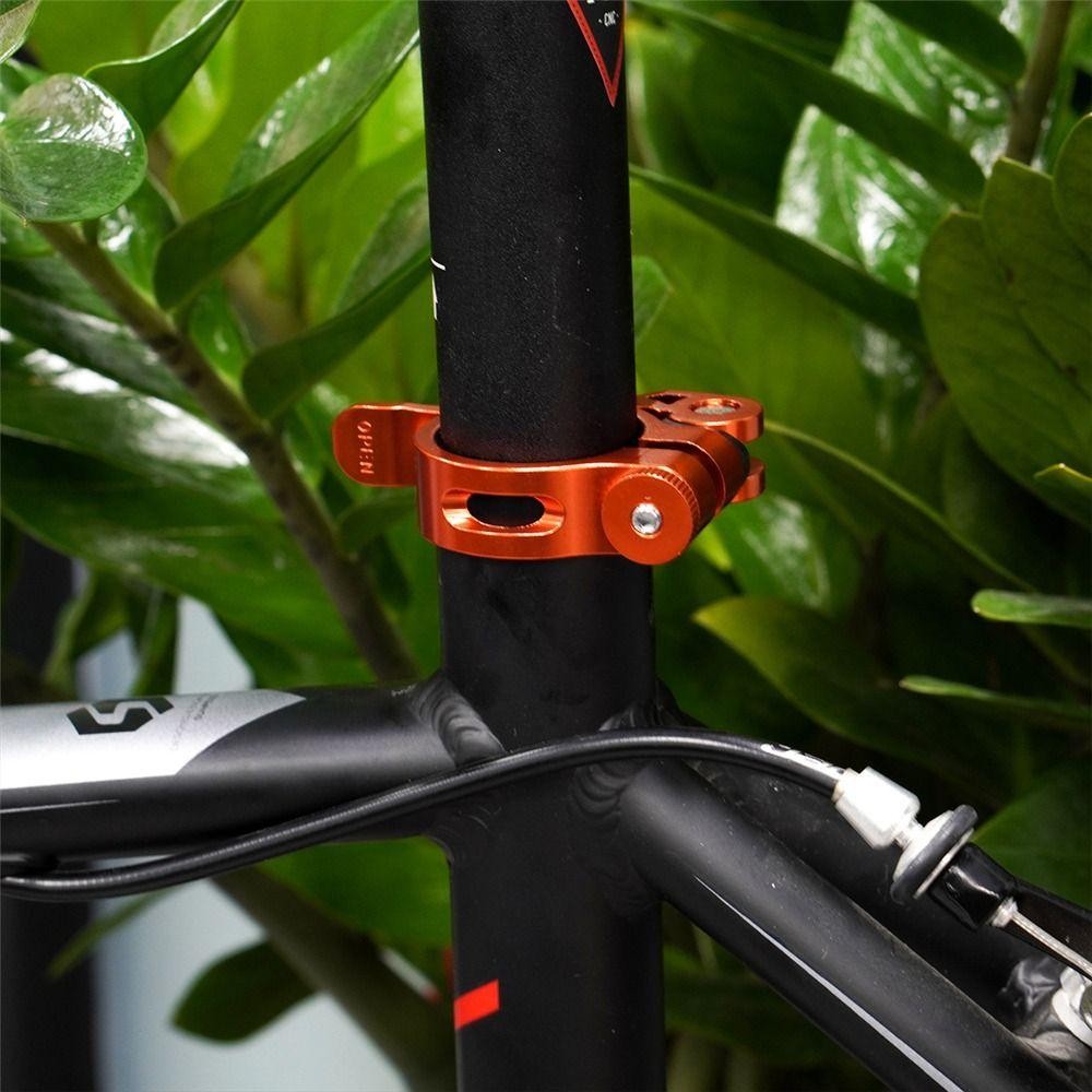 Aaron1 จักรยาน Seat Clamp อุปกรณ์เสริมจักรยาน Ultralight จักรยาน Seatpost Clamp 31.8 มม./34.9 มม.อลูมิเนียม Quick Release Clamp - รูปที่ 6