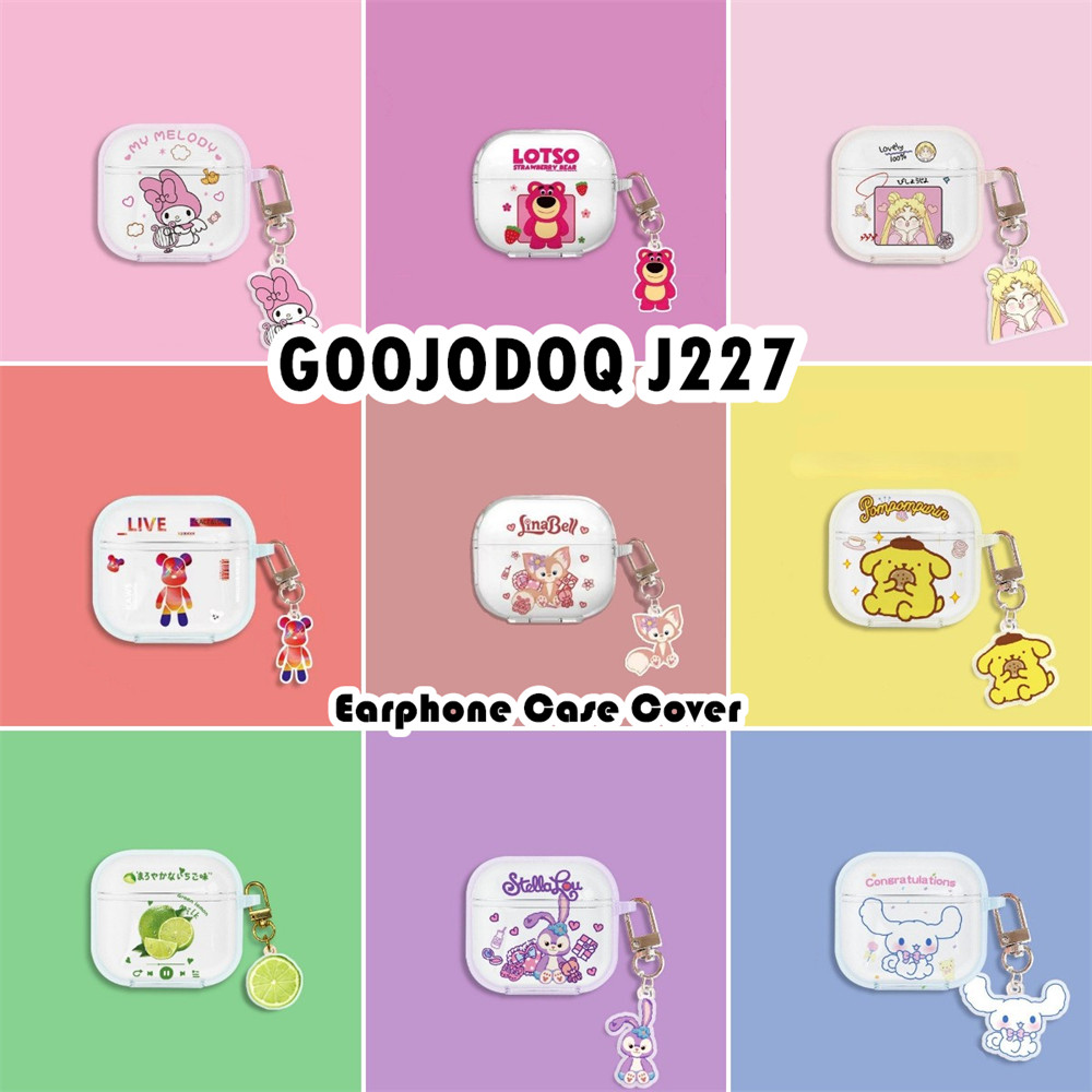 【Case Home】นําไปใช้กับ GOOJODOQ J227 เคส Case เคสหูฟัง การ์ตูนชุดนวัตกรรม ซิลิโคนนุ่ม เคส เคสหูฟัง