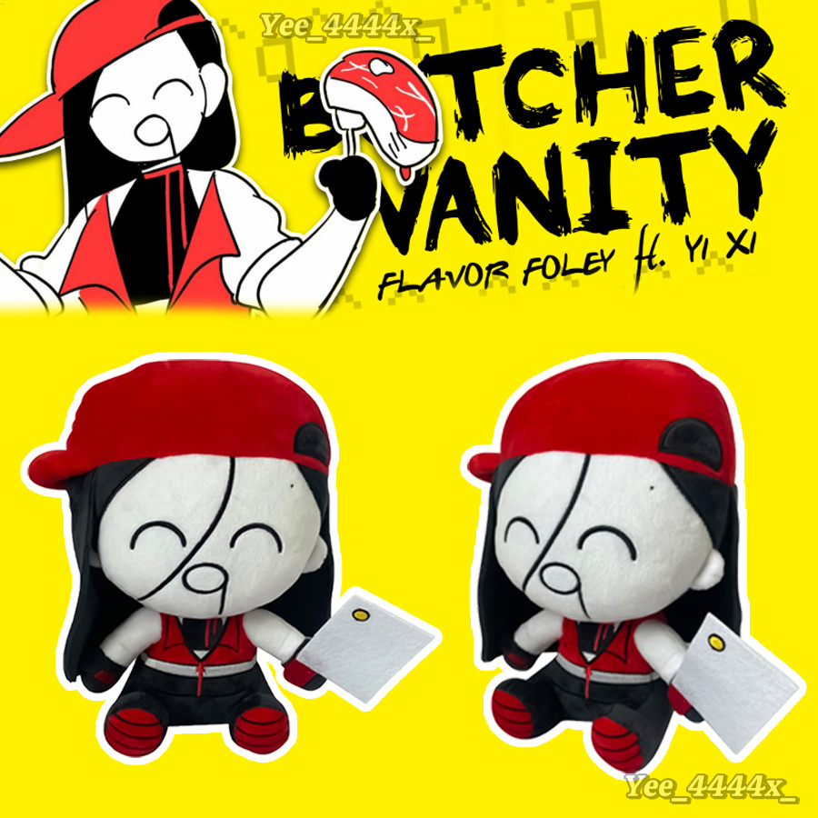 Butcher Vanity Yi Xi Plushie Huggable Cuddly ตุ๊กตาตุ๊กตาสําหรับของขวัญวันเกิดคริสต์มาส antirtth