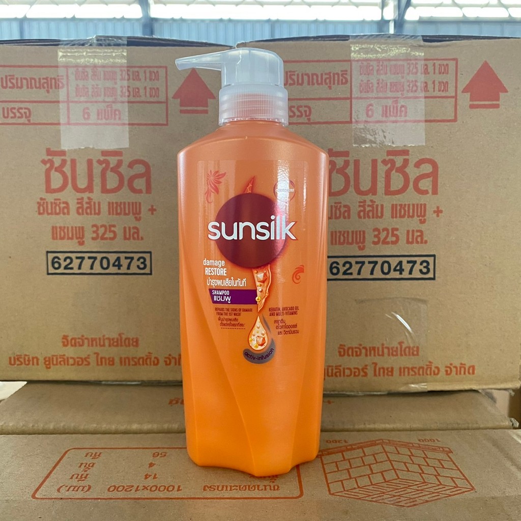 momo_stock Sunsilk ซันซิล แชมพูยาสระผม 325 มล. x1 ขวด