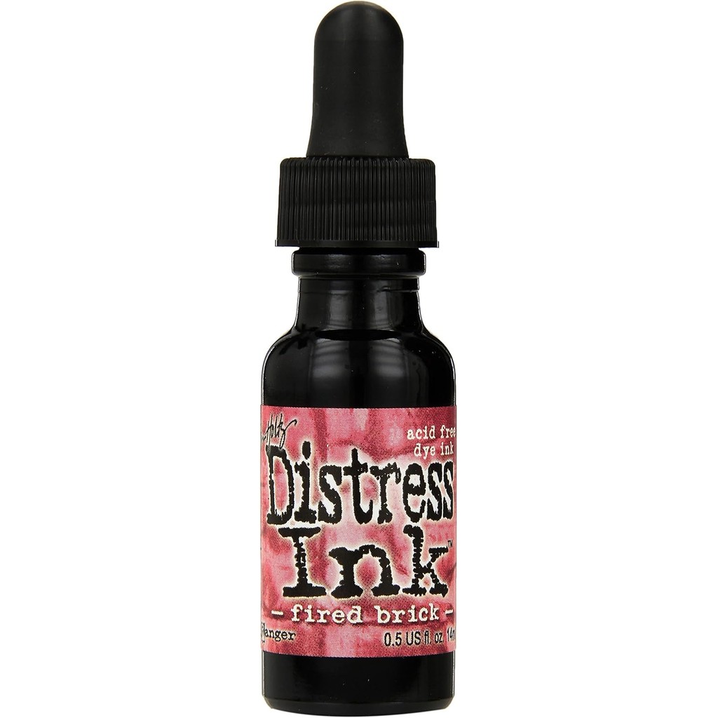 Ranger Tim Holtz Distress Ink Reinker 1/2-Ounce, Fired Brick V4C8