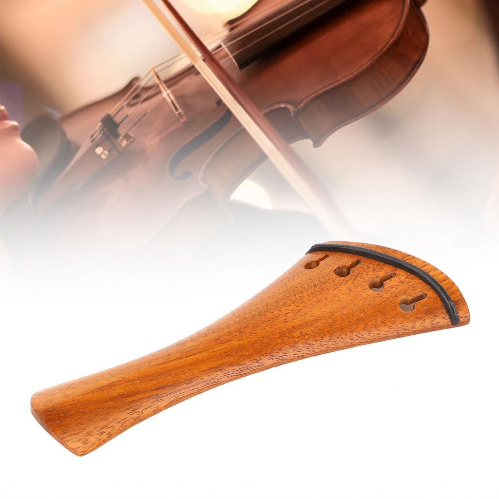 ไม้ไวโอลิน Tailpiece โครงสร้างไม้ Fine Tune สําหรับไวโอลินขนาด 4/4