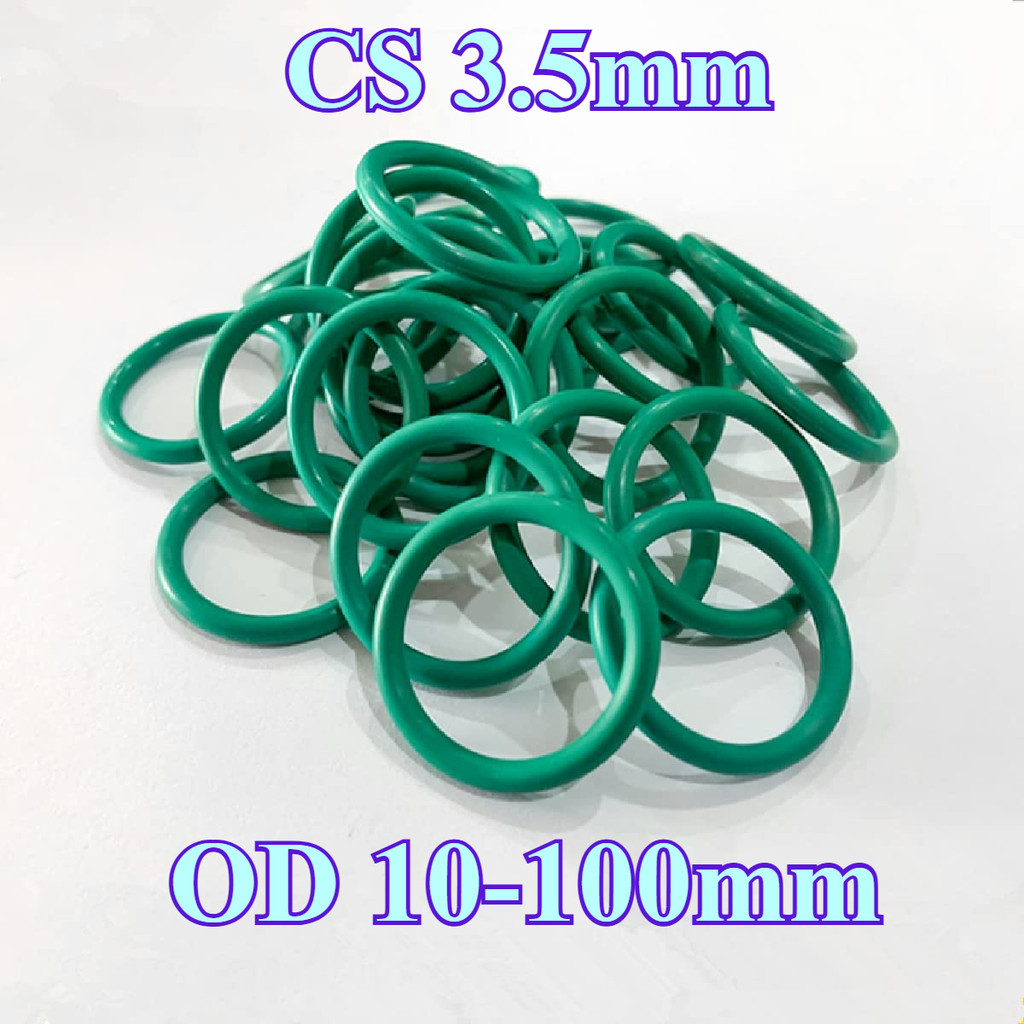 [DXM-STH] CS3.5mm * OD10-100mm O-Ring สีเขียว O-Ring FKM แหวนปิดผนึก