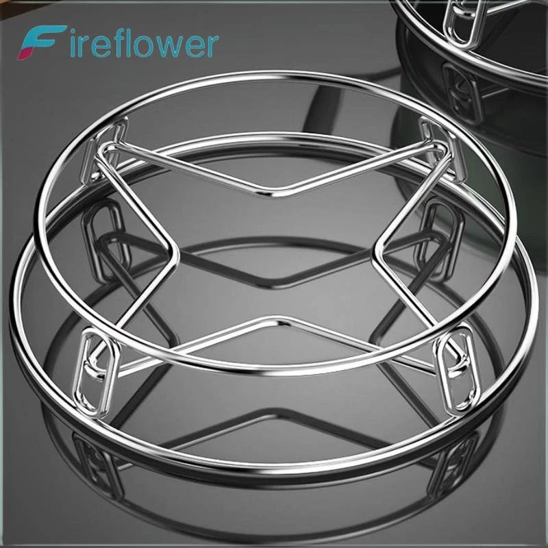 Fireflower หม้อกลม Holde Multi-function Place Firmly อุปกรณ์ครัวหม้อและ Pan ผู้ถือหม้อ Pad สแตนเลส