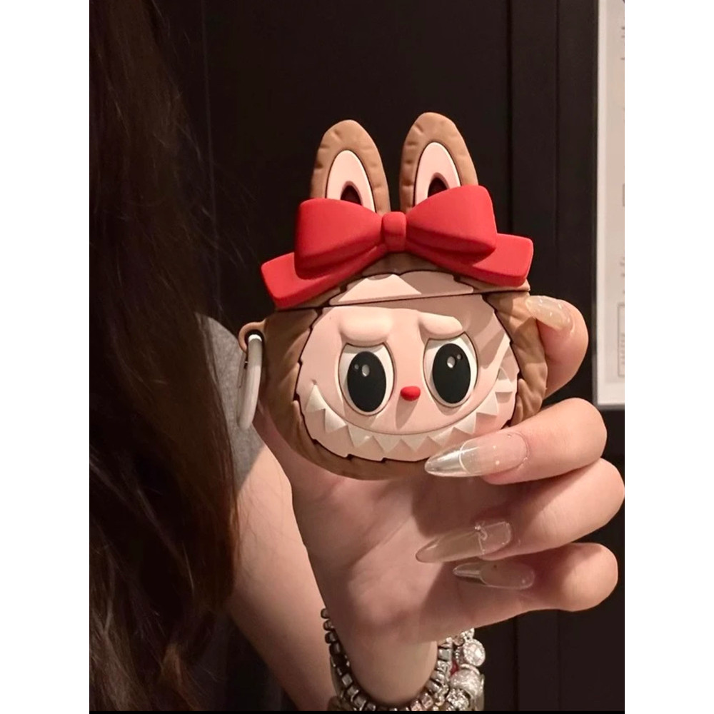 เคส airpods 2 เคส airpods 4 เหมาะสําหรับเดือนแอปเปิ้ลหูฟังป้องกันกรณีการ์ตูนน่ารัก Prala Air2/4/5/6 
