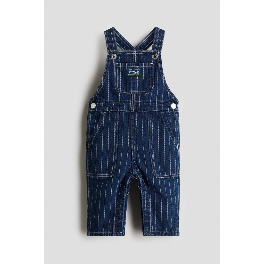 H&M(เอชแอนด์เอ็ม) ชุดเดนิมจัมเปอร์ Infants Denim dungarees 1297024_1