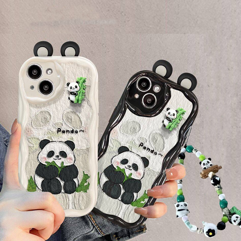 3D Panda หูหมีเคสโทรศัพท์สําหรับ VOVO V50 V40 Lite V30 V3E V29 V29E V27 V27E V25 V23 V20 Pro V23E V2