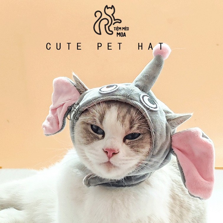 หมวกคอสเพลย์ให้ความอบอุ่นสําหรับสัตว์เลี้ยง - หมวกสัตว์เลี้ยง - Moa Cat Shop
