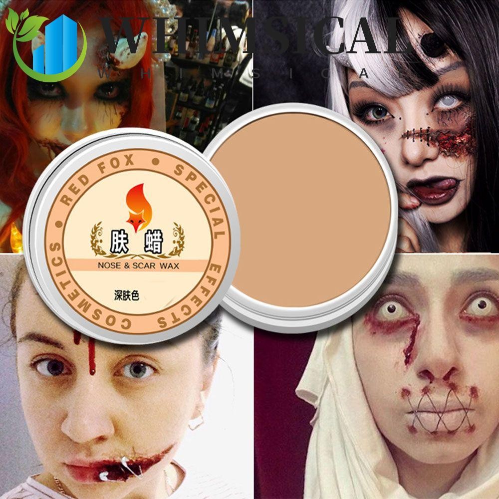 WHIMSICAL ฮาโลวีนแต่งหน้า Cool Nose Modeling powder Skin Wax เทคนิคพิเศษแต่งหน้า Wax