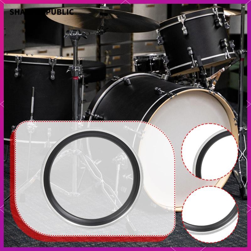 [Sharprepublic] Drum Damper Drum Mute Pad Mute Percussion อุปกรณ์เสริมสําหรับการแสดงประสิทธิภาพ