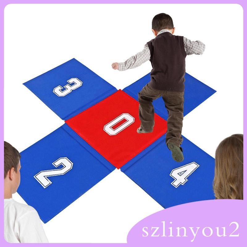 [szlinyou2] Kids Jumping Pad Cross Shaped for Team Building Games School Team Race