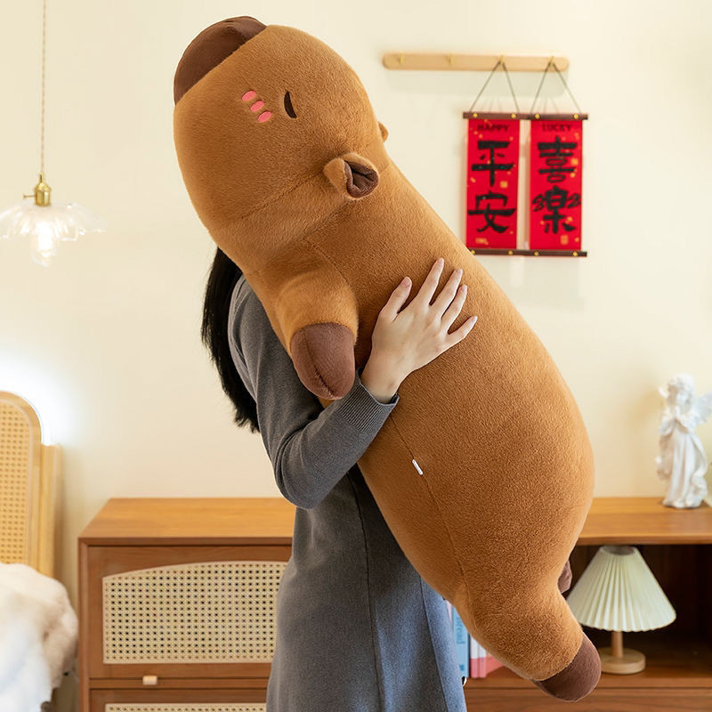 💥พร้อมส่ง💥ตุ๊กตาน่ารักCapybara 50/90cm ตุ๊กตาตัวใหญ ของเล่นเด็กผู้หญิง หมอนข้างน่ารักนุ่มๆ
