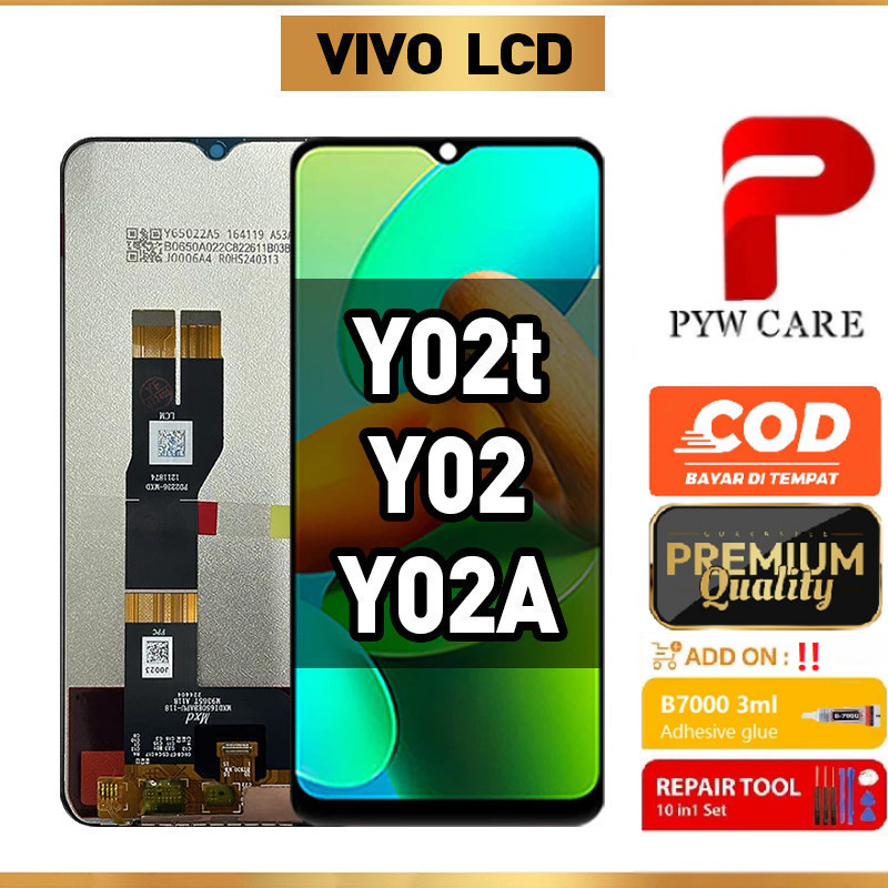 หน้าจอ LCD ที่รองรับสําหรับหน้าจอ LCD Vivo Y02t / Vivo Y02A