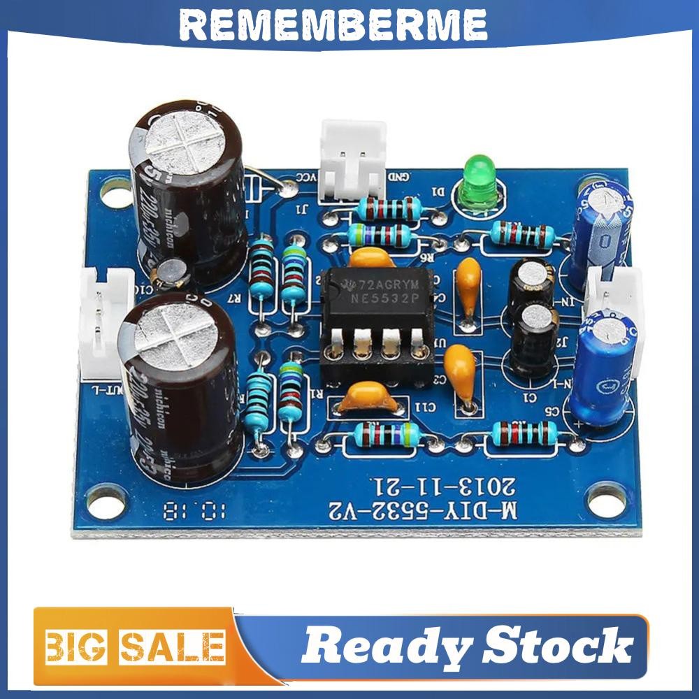 NE5532 OP-AMP HIFI Preamplifier สัญญาณ Amplification Board เสียงต่ํา NE5532 Amplifer Board High Gain