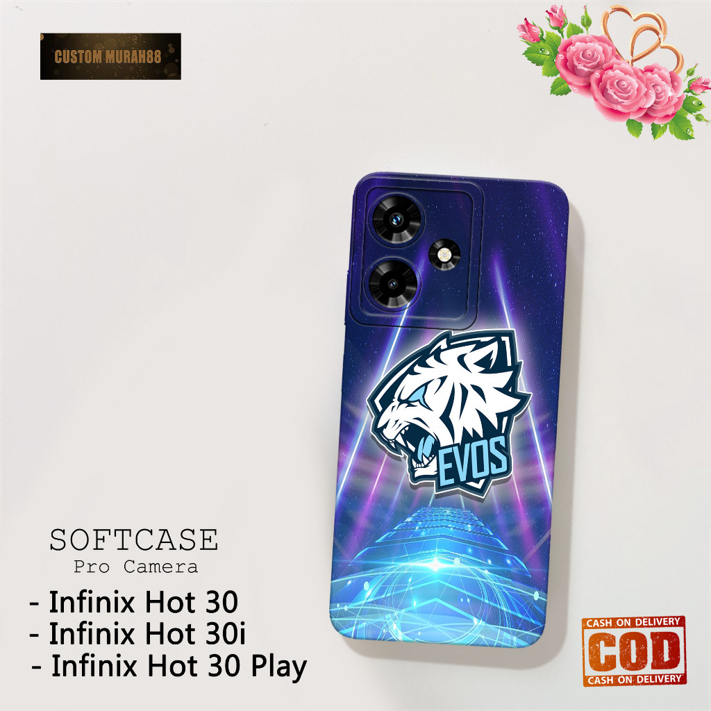 HP เคสโทรศัพท์ Infinix Hot 30i / Hot 30 / Hot 30 Play - ESPORT Motif Fashion - Infinix Hot 30i / Hot