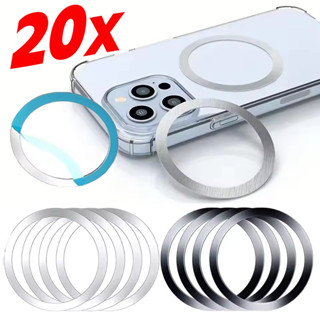 5/10/20ชิ้นไร้สายชาร์จแม่เหล็กคู่มือสติกเกอร์แหวน-ทนทานรถสแต…