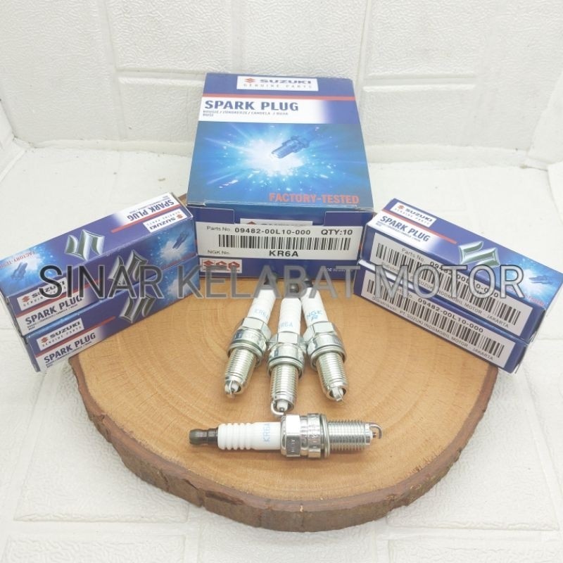 SUZUKI ERTIGA SPLASH SWIFT WAGON R KARIMUN ESTILO KR6A-10 ORIGINAL SPARK PLUG 1PC