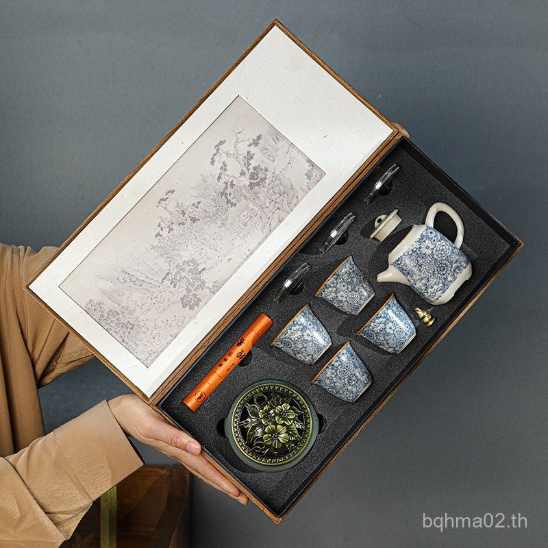 Zen Cultural Creative ธูป Dao Ru เตาเผา Kung Fu ชุดชาโฆษณาธุรกิจของขวัญระดับไฮเอนด์องค์กรกิจกรรมของท